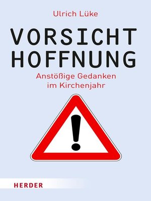 cover image of Vorsicht Hoffnung!